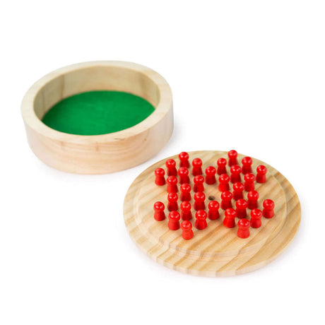 Jeu de mini solitaire en bois Bigjigs