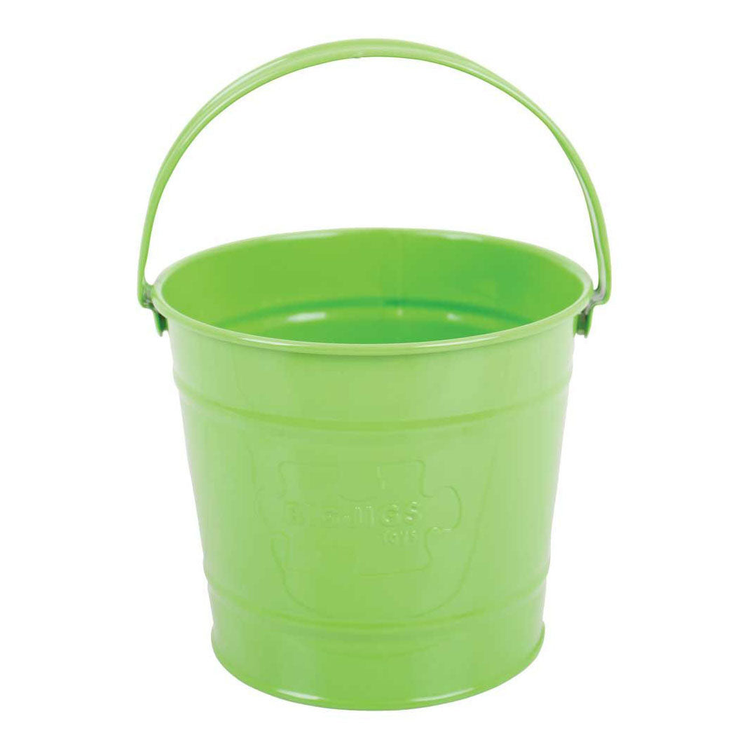 Bigjigs green metal bucket