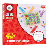 Bigjigs Toys - Tir en pot de plantes (viser, tirer et marquer)