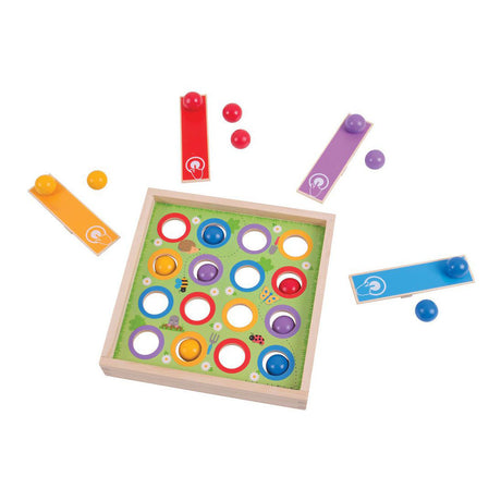 Bigjigs Toys - Tir en pot de plantes (viser, tirer et marquer)