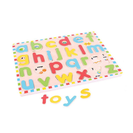 Bigjigs insère des lettres minuscules de puzzle.