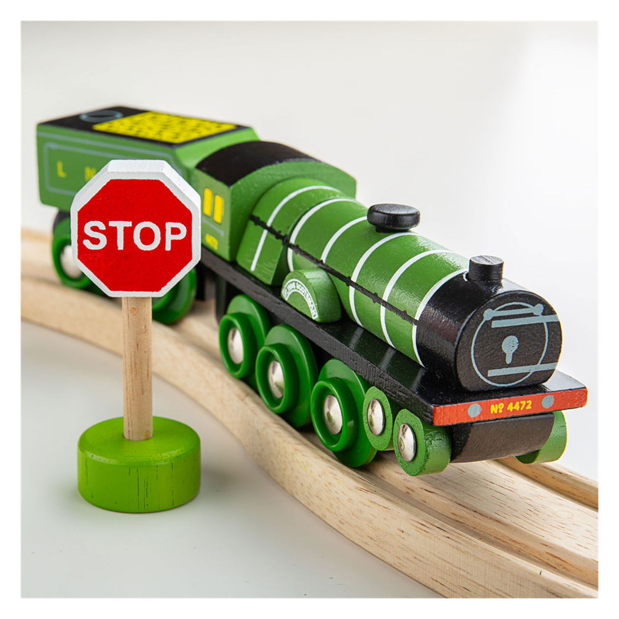 Train en bois Bigjigs volant Scotsmann