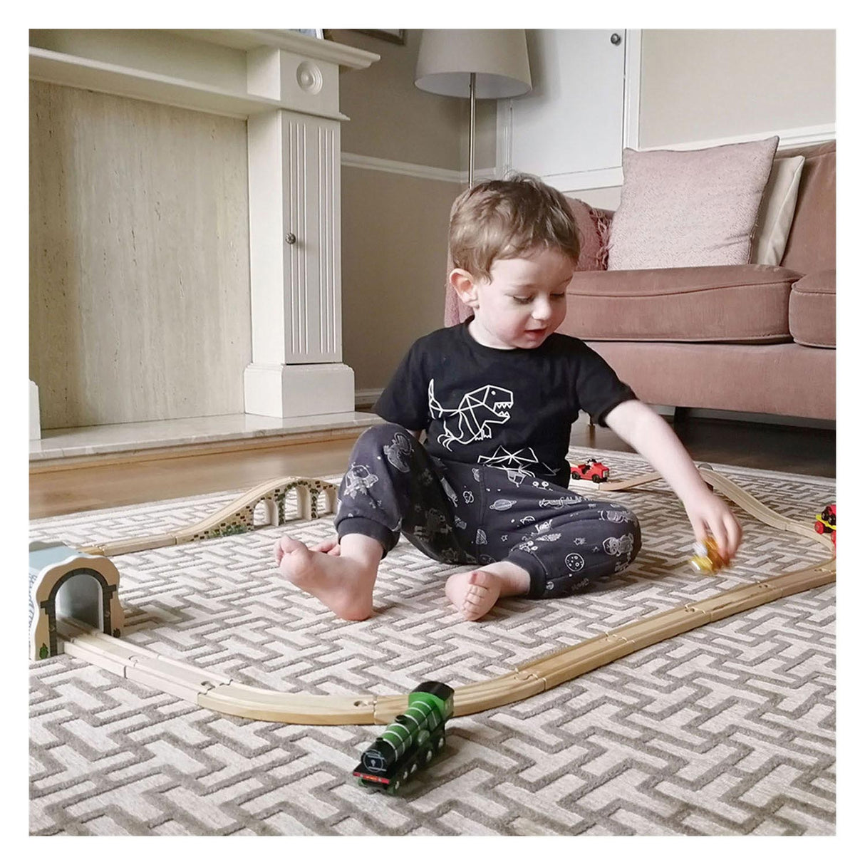 Train en bois Bigjigs volant Scotsmann