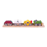 Bigjigs Trains en bois Construction avec chargement