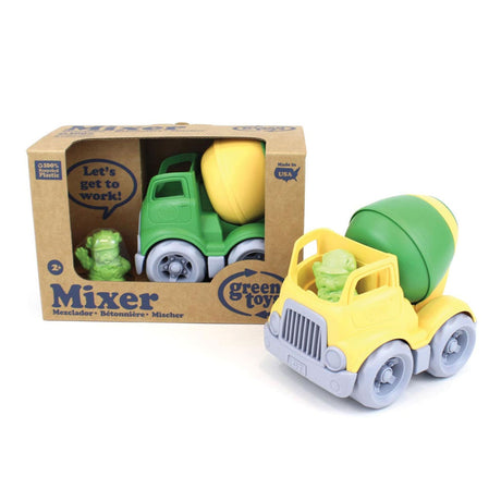 Camion de ciment jouets verts