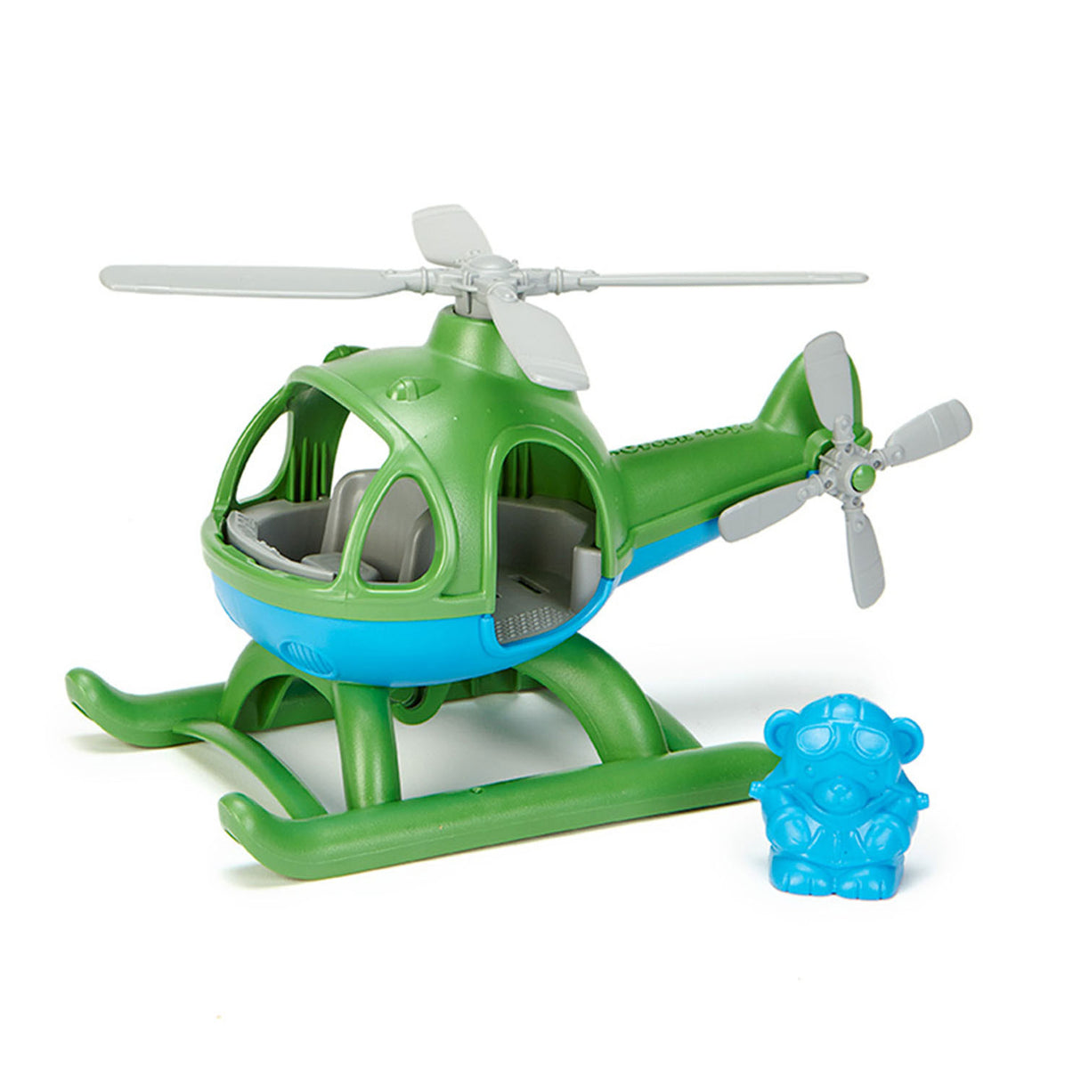 Jouets verts hélicoptère vert
