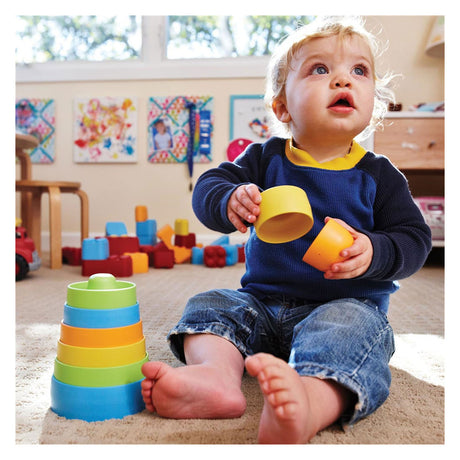 Jouets verts, mes premiers gobelets empilables