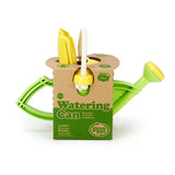 Arrosoir jouets verts avec outils de jardin