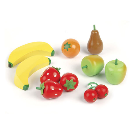 Fruits en bois Tidlo dans une caisse