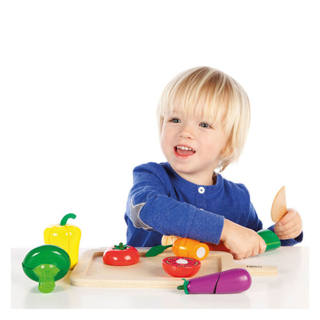 Tidlo Wooden Cusinet Vegetables Play Set, 20dlg.