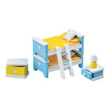 Tidlo Wooden Dollhouse Furniture Bedroom Child, 3DLG.