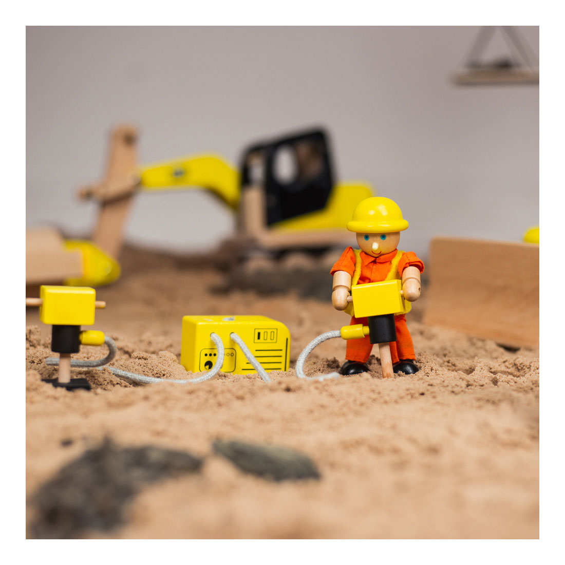 Tidlo – matériaux de construction pour maison de poupée en bois, 13 pièces.