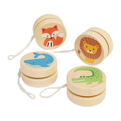 Yo-yo animal sauvage en bois Bigjigs