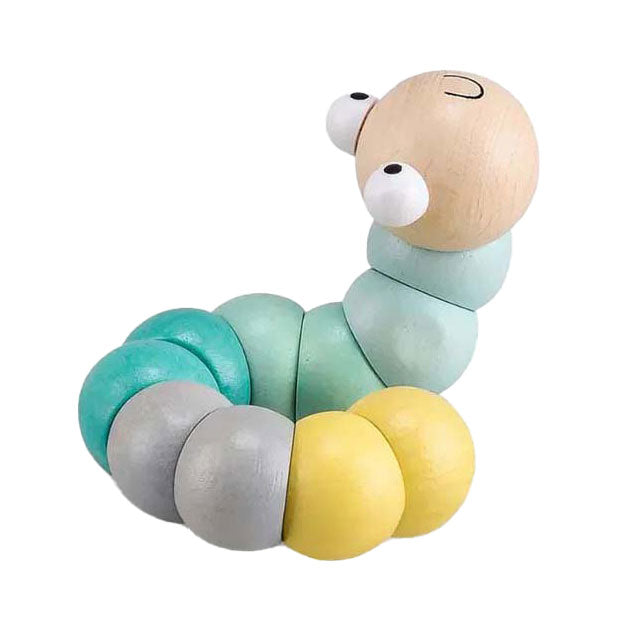 Ver en bois Bigjigs - pastel