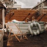 Essences | piscine hors sol vert blanc ronde 305x76 cm incl. accessoires
