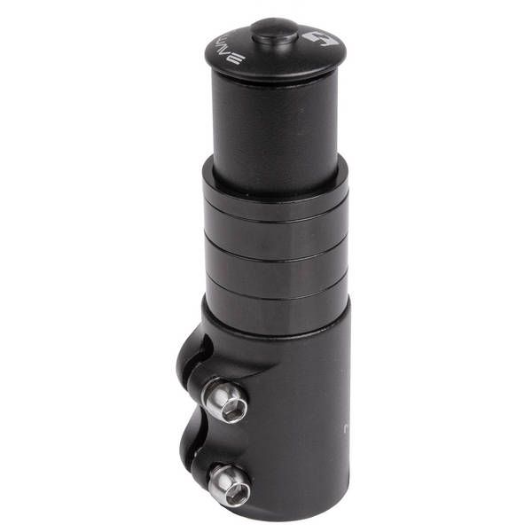 Rallonge de broche M-wave forward 1-1 8 incl. 4 entretoises + bouchon avant - noir