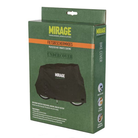 Housse de protection vélo Mirage undercover 170d polyester, noir