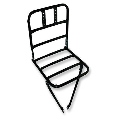 Carrier avant Steco Matzwart 30x30cm