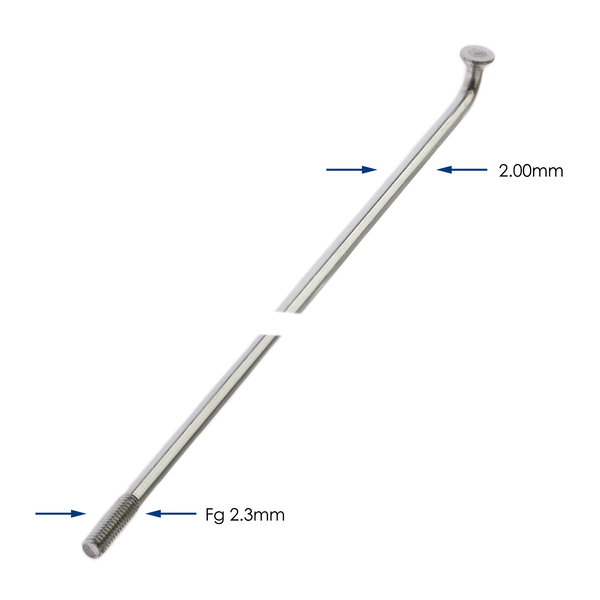 SPAKEN 296-14 Alpina Ø2.00 mm FG 2,3 Galvanisé - Argent (144 pièces)