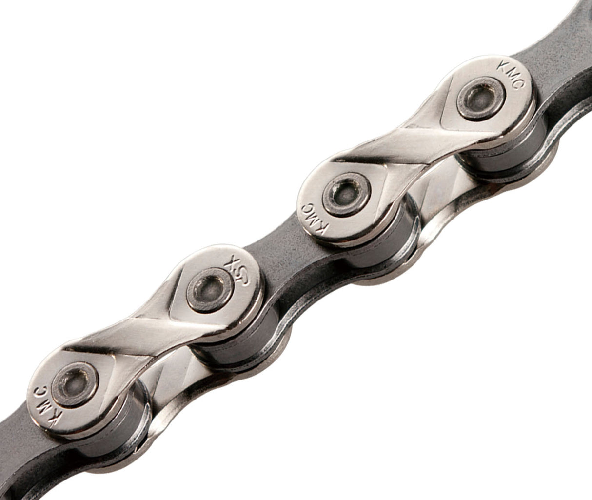 KM C x8 Chaîne de vélo 7-8 Vitesse 1 2x3 32 116 Sizels Silver Grey