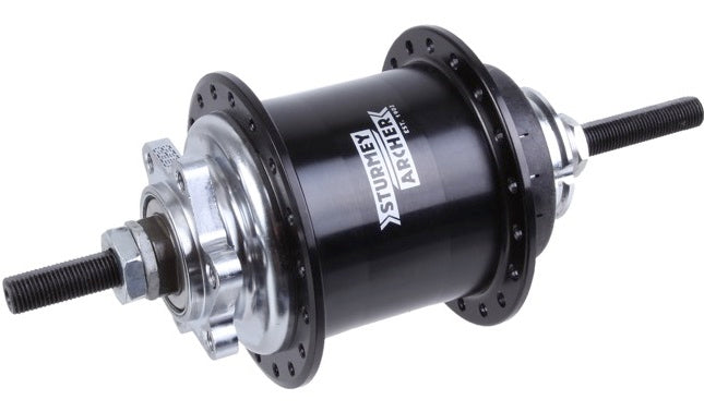 Sturmeyarcher Sturmey Archer RS-RK3 etter HUB 3V Freewheel med 6-P diskskive 36G Black Baal