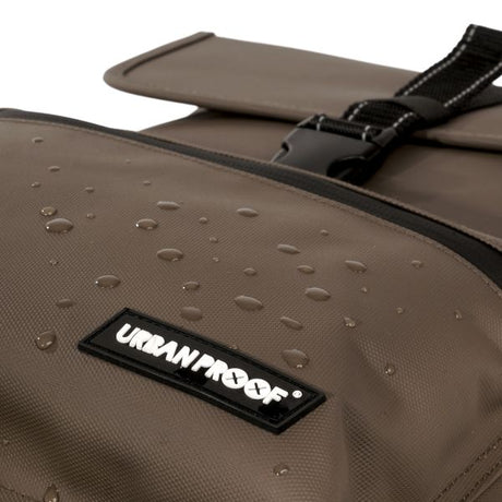 Urbanproof sac de vélo cargo up recycle 20l marron