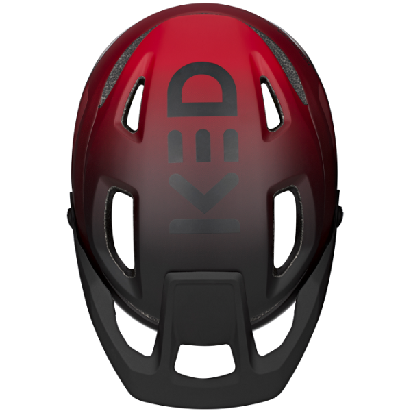 Ked casque de vélo pector me-1 m (52-58cm) - rouge noir mat