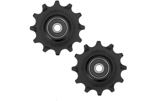 Trivio - roues de dérailleur 12 roulements inox 12t