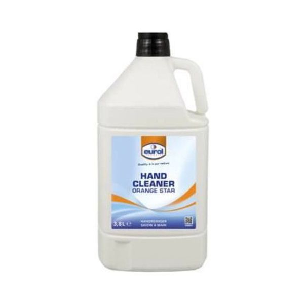 Recharge nettoyant pour les mains Eurol étoile orange pour distributeur de savon - 3,8 litres