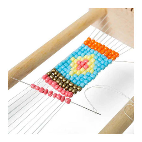 Métier à tisser à perles en bois Bigjigs