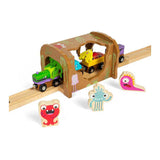 Tunnel de monstre en bois Bigjigs