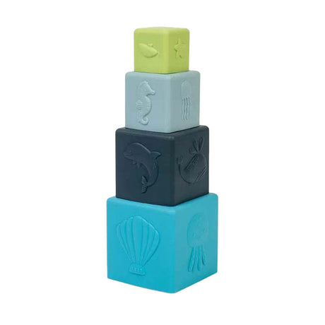 Blocs d'empilage Bigjigs, 4 pcs.