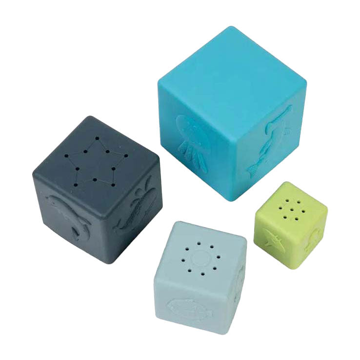 Blocs d'empilage Bigjigs, 4 pcs.