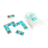 Jeu de dominos Londres en bois Bigjigs, 28 pièces.