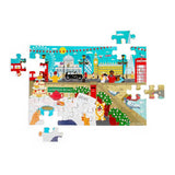 Puzzle en bois Bigjigs au sol de la ville de Londres, 48 ​​pcs.