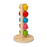 Tour à écrous et boulons en bois Bigjigs, 11 pcs.
