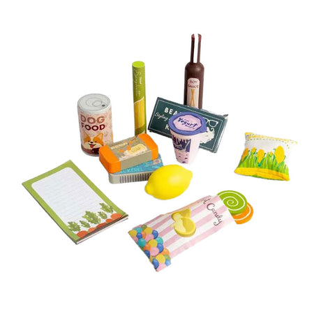 Ensemble de jeu de courses en bois Bigjigs, 17 pièces.