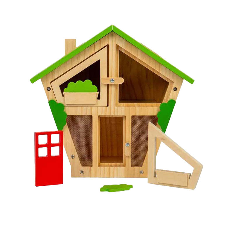 Maison à insectes en bois Bigjigs, 7 pièces.