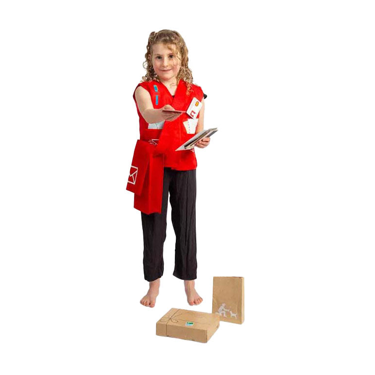 Bigjigs - Ensemble de déguisement de facteur avec accessoires