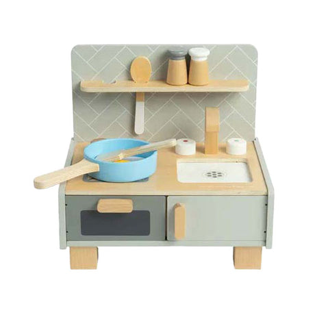 Cuisine de table en bois Bigjigs, 7 pièces.