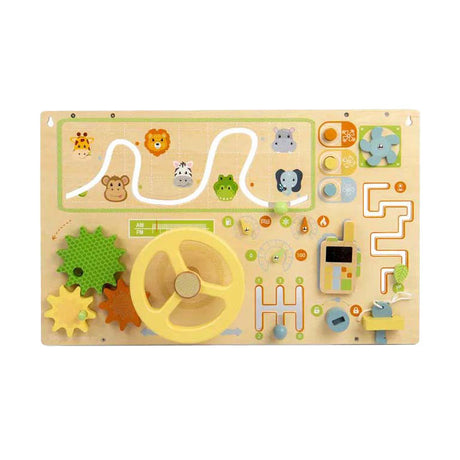 Planche d'activités jungle en bois Bigjigs