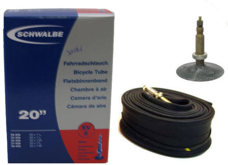 Tube intérieur de Schwalbe 20 x 1 1 8-1,50 (28 40-406) SV6 FV 40 mm