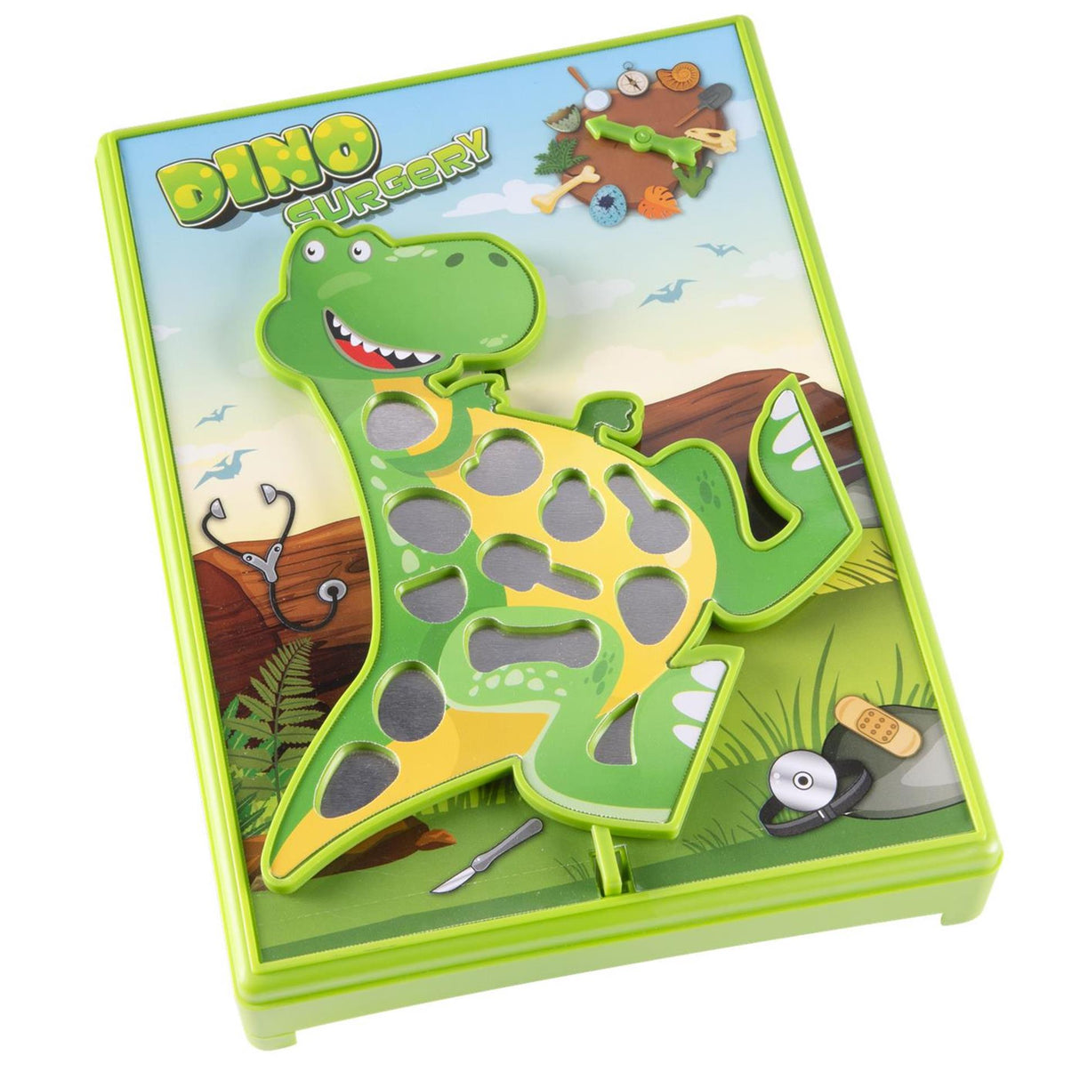 Jeu d'adresse d'opération de dinosaure de groupe d'artisanat créatif