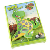 Jeu d'adresse d'opération de dinosaure de groupe d'artisanat créatif