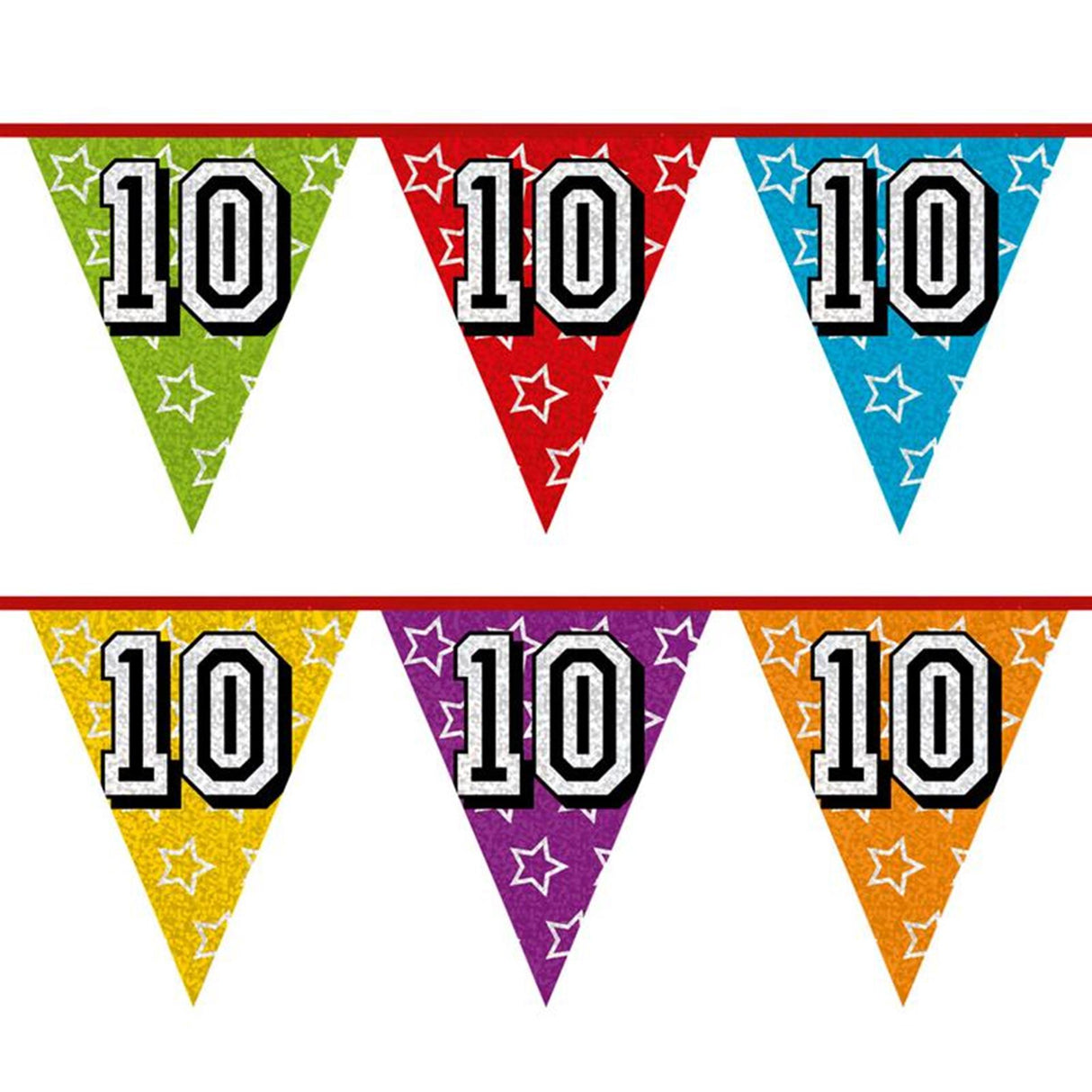 Ligne de drapeau holographique Boland 10 ans 8 mètres