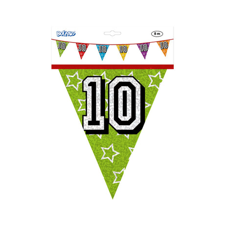 Ligne de drapeau holographique Boland 10 ans 8 mètres