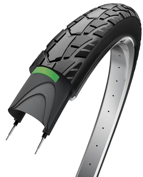Performance de pneu Edge Protect 26 x 1,75 47-559 - noir avec reflet