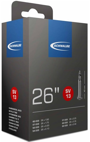 Schwalbe indre rør SV13 26 tommer 40 62-559 SV 40 mm