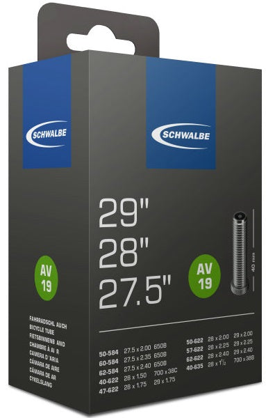 Schwalbe bannenzege Tube Avan19 28 Zoll 40 62222 mm