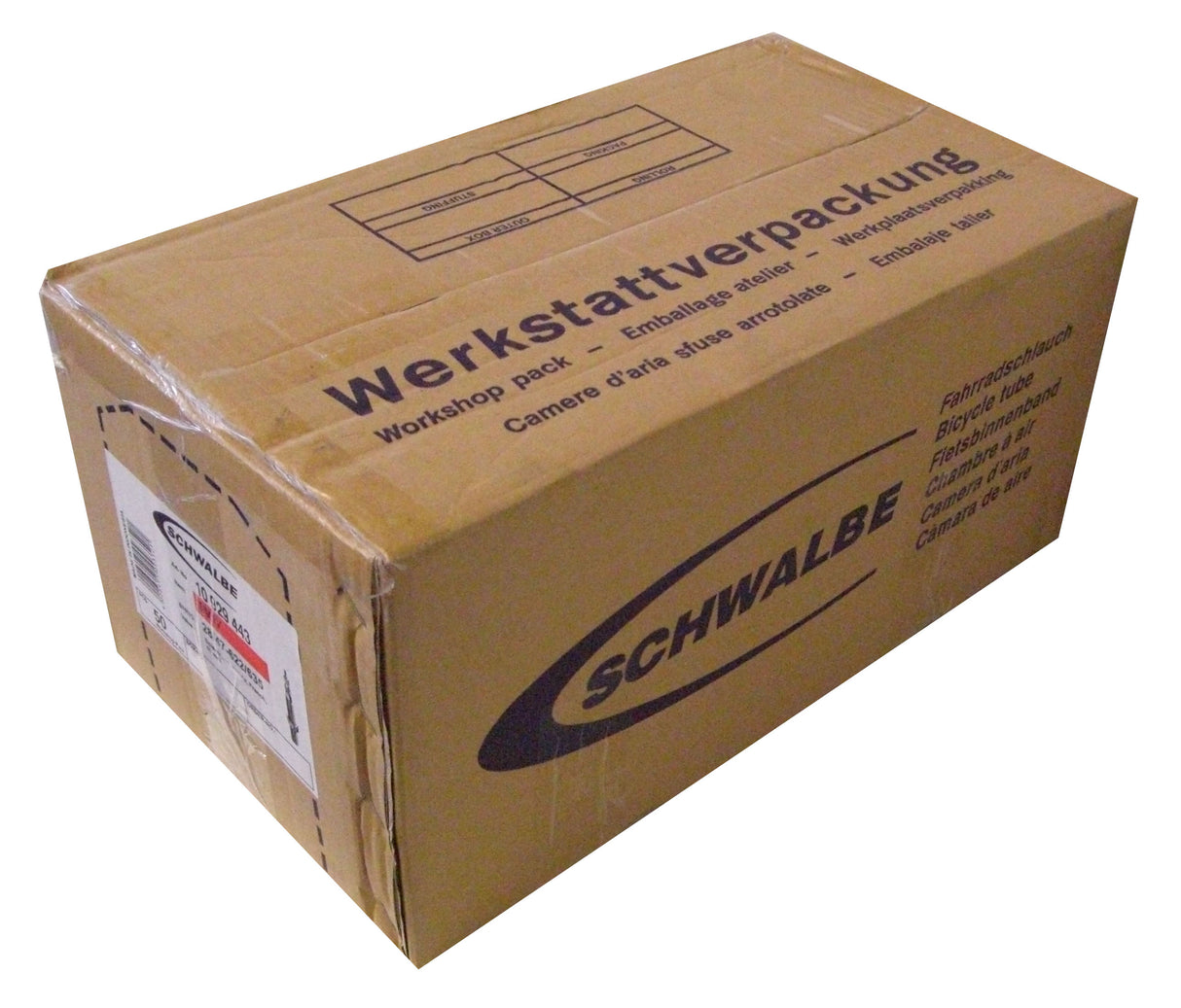 Schwalbe Workshop Packaging Inner Tube 28 pulgadas SV17 (P50)